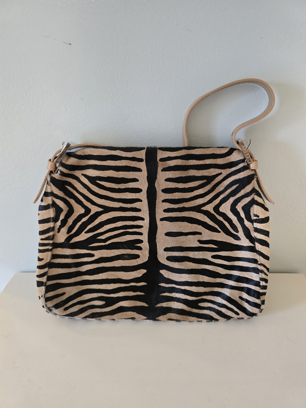 Vintage Fendi Baguette pony-style calfskin handbag - Picture 3 of 5